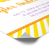 Poster Statistiques de naissance en caoutchouc Ducky Jaun (Coin)