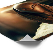 Poster Statue Alien égyptienne (Coin)