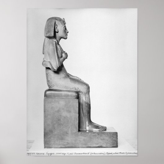 Poster Statue assise d'Amenophis IV (Devant)