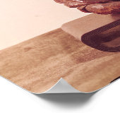 Poster Statue assise de l'époque de Basho Edo (Coin)