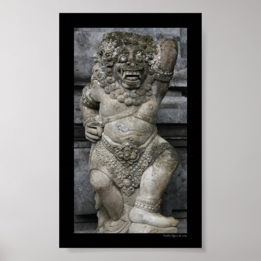 Poster Statue balinaise (Devant)