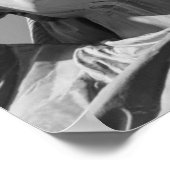 Poster Statue blanche noire de la Liberté Gros plan Photo (Coin)