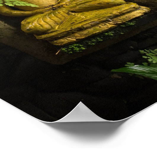 Poster Statue bouddhiste thaïlandaise (Coin)