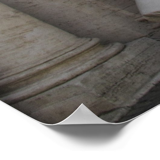 Poster Statue colossale de Constantine, Rome, 315-220 (Coin)