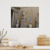 Poster Statue colossale de Constantine, Rome, 315-220 (Cuisine)