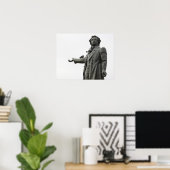 Poster Statue d'Alexandre Pouchkine, Saint-Pétersbourg (Bureau à domicile)