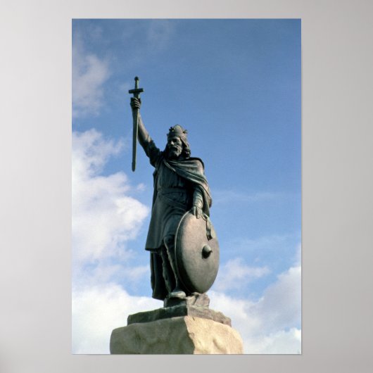 Poster Statue d'Alfred le Grand (Devant)