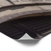 Poster Statue d'angle près dans le cimetière de La Recole (Coin)