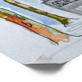 Poster Statue de Balzac par Rodin | Paris, France (Coin)