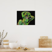 Poster Statue de Bismarck, Berlin, Atlas du Dieu grec, Ba (Cuisine)