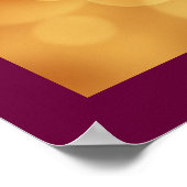 Poster Statue de Bouddha de bronze avec Arrière - plan de (Coin)