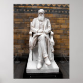Poster Statue de Charles Darwin (Devant)