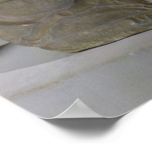 Poster Statue de Chrysippus le philosophe grec (Coin)