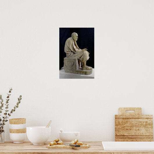 Poster Statue de Chrysippus le philosophe grec (Cuisine)