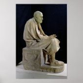 Poster Statue de Chrysippus le philosophe grec (Devant)