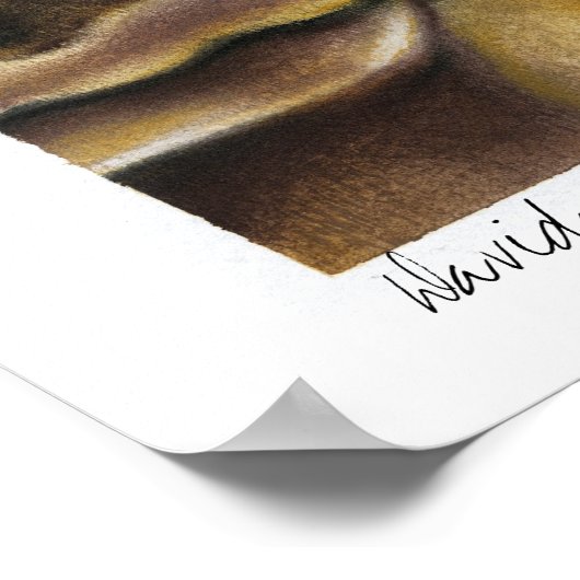 Poster Statue de David par Lee Vandergrift (Coin)