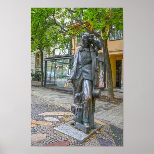 Poster Statue de Hans Christian Andersen, Bratislava, Slo (Devant)