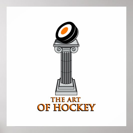 Poster Statue de hockey (Devant)