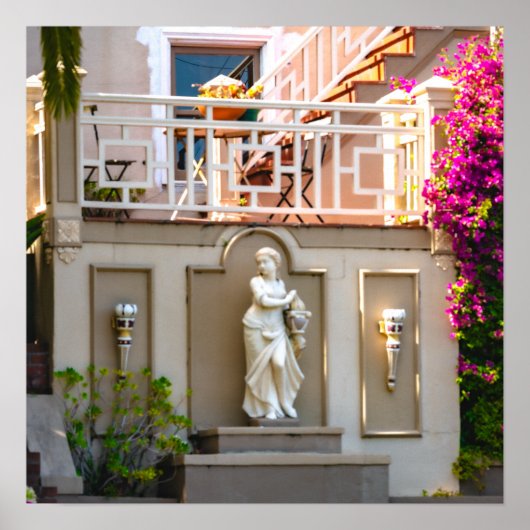 Poster Statue de jardin (Devant)