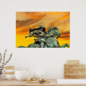 Poster Statue de Kusunoki Masashige, Japon (Cuisine)