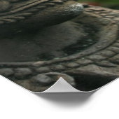 Poster Statue de la cour (Coin)