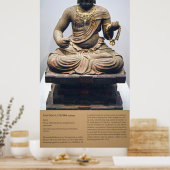 Poster Statue de la divinité japonaise Fudō Myō-ō (Cuisine)