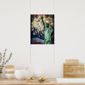 Poster Statue de la Liberté (Cuisine)