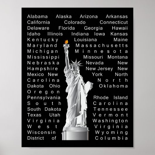 Poster Statue de la Liberté (Devant)