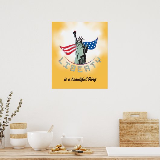 Poster Statue de la Liberté (Cuisine)