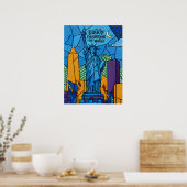 POSTER STATUE DE LA LIBERTÉ (Cuisine)