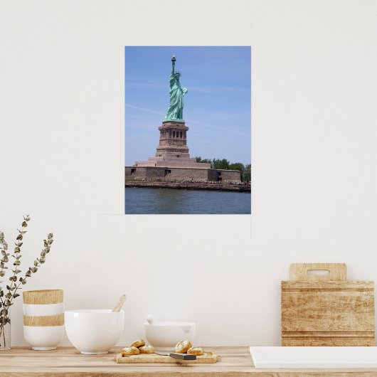 Poster Statue de la Liberté - Affichage complet (Cuisine)