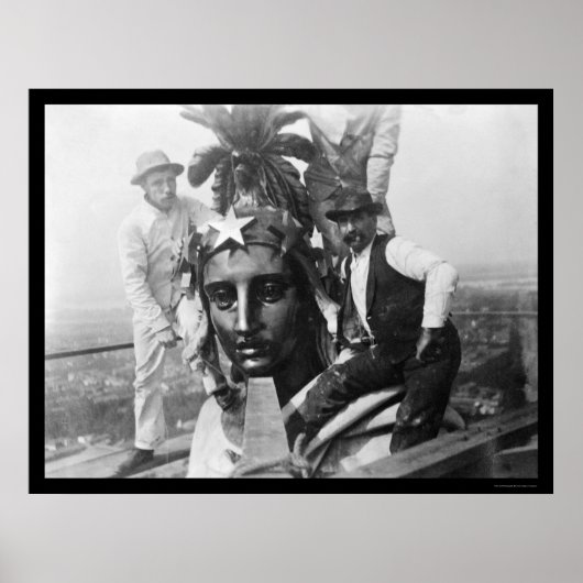 Poster Statue de la Liberté au sommet du Capitole 1920 (Devant)