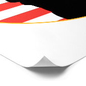 Poster Statue De La Liberté Conception Patriotique (Coin)