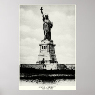 Poster Statue de la Liberté de 1898