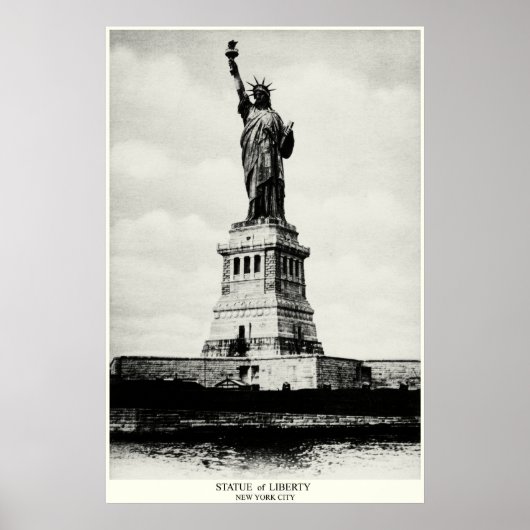 Poster Statue de la Liberté de 1898 (Devant)