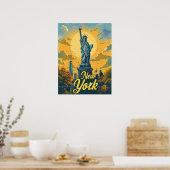 Poster Statue de la Liberté de New York (Cuisine)