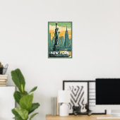 Poster Statue de la Liberté de New York (Bureau à domicile)