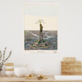 Poster Statue de la liberté éclairant le monde (Cuisine)
