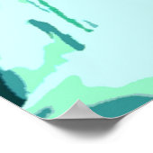 Poster Statue de la Liberté et Ciel bleu (Coin)