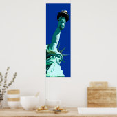 Poster Statue de la Liberté et Ciel bleu (Cuisine)