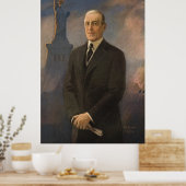 Poster Statue de la Liberté et président Woodrow Wilson (Cuisine)