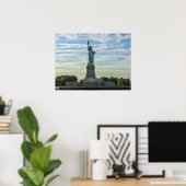 Poster Statue de la Liberté, Hudson River, New York (Bureau à domicile)