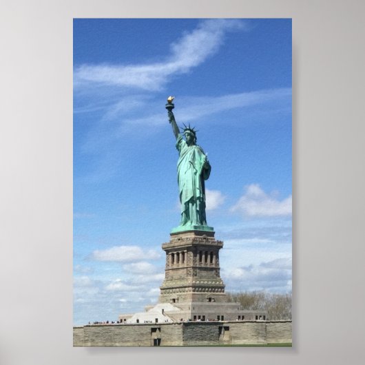 Poster Statue de la Liberté majestueuse (Devant)