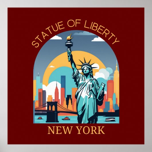 Poster Statue de la Liberté, New York (Devant)