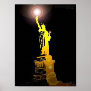 Poster Statue de la Liberté, New York, États-Unis