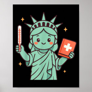 Poster Statue de la liberté new york usa amérique unie