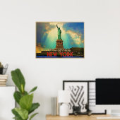 Poster Statue De La Liberté NYC (Bureau à domicile)