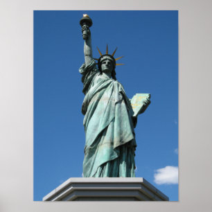 Poster Statue de la Liberté, Odaiba, Tokyo, Japon