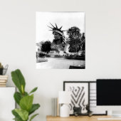 Poster Statue de la Liberté Paris France (Bureau à domicile)