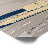 Poster Statue de la Liberté Retro de New York (Coin)